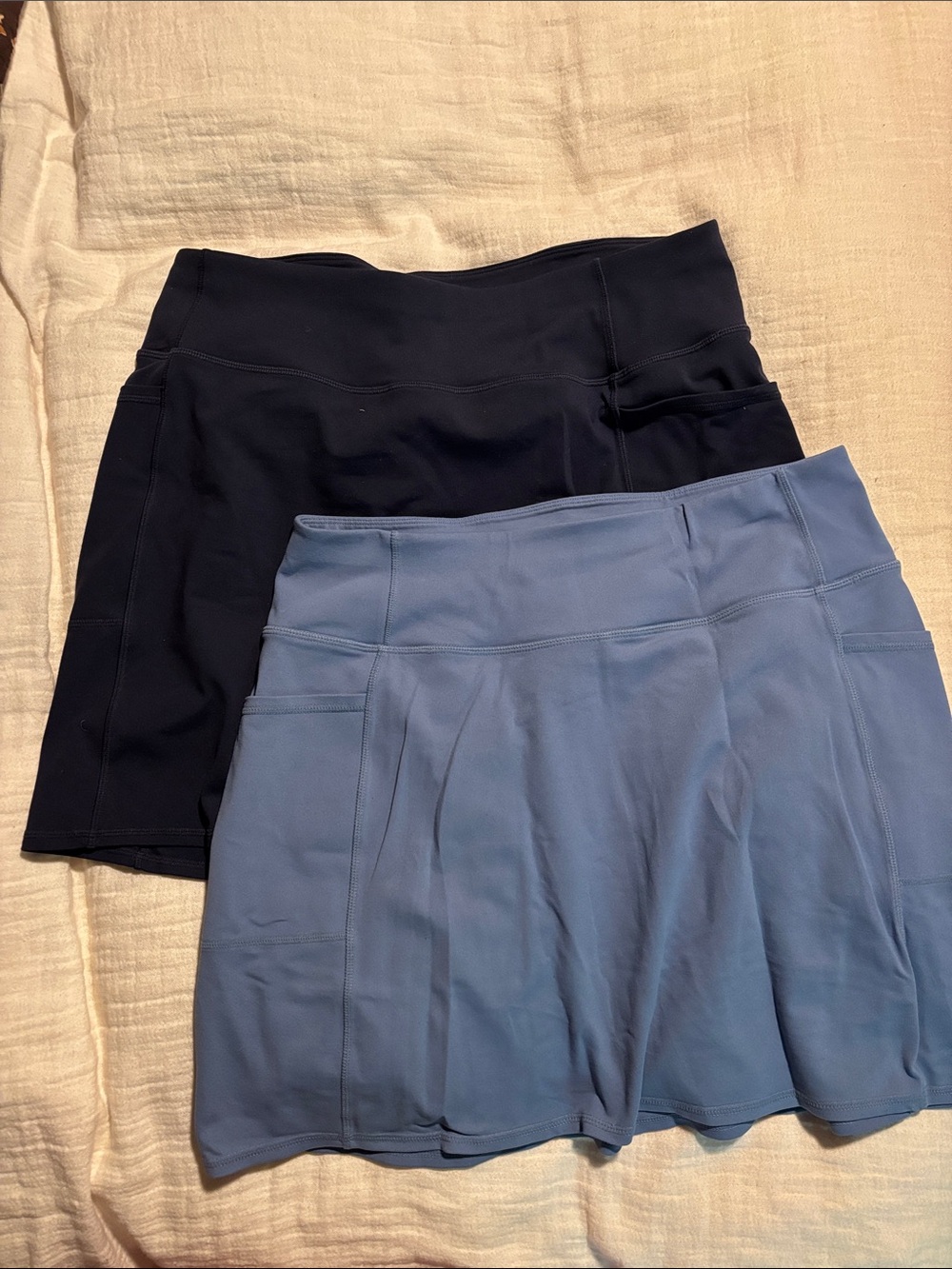 Sketchers Go Skirts - Navy and Dusty Blue active wear skort